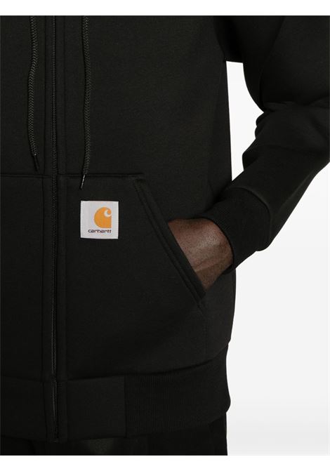 giacca car lux hooded uomo nera CARHARTT WIP | I0329350GL.XX